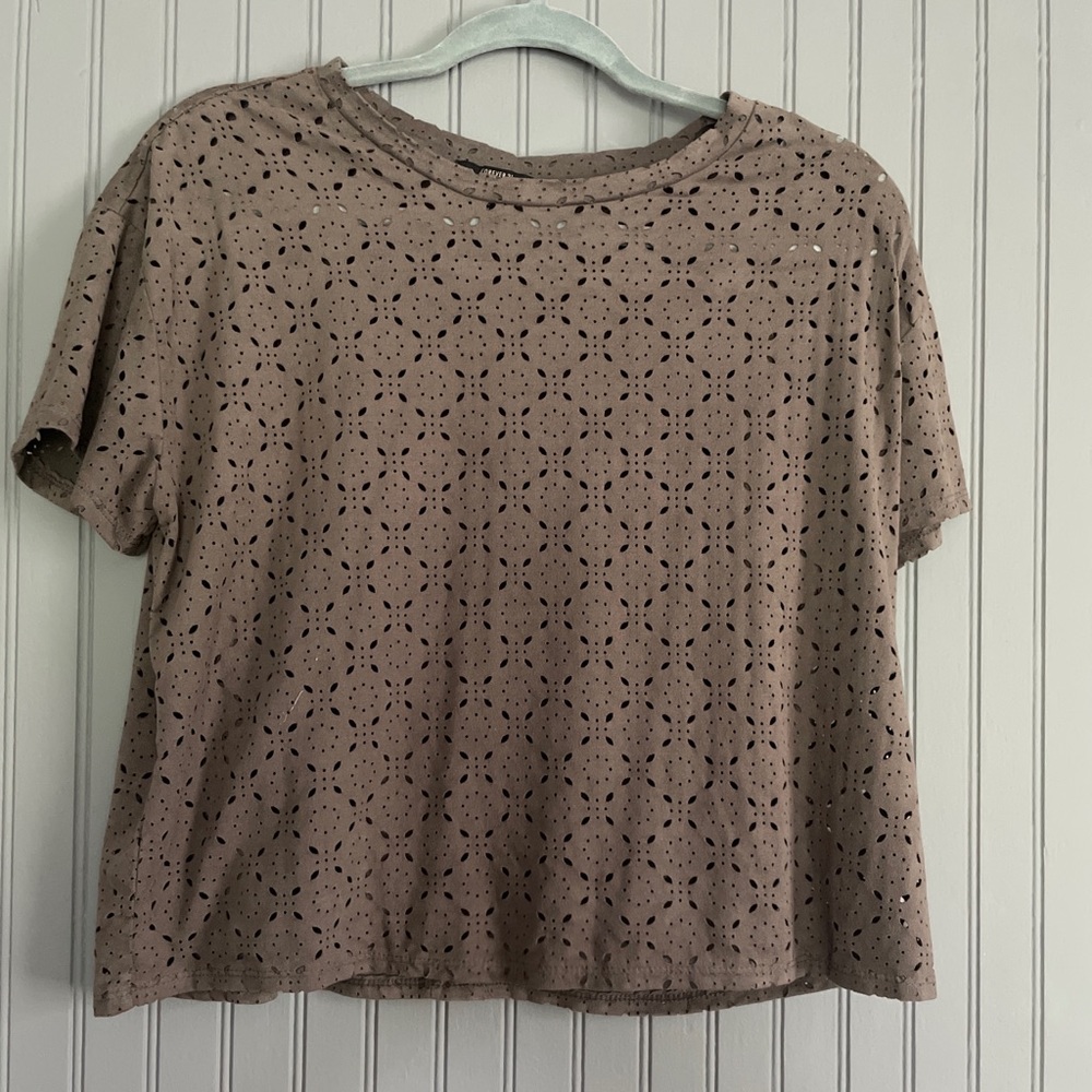Suede shirt